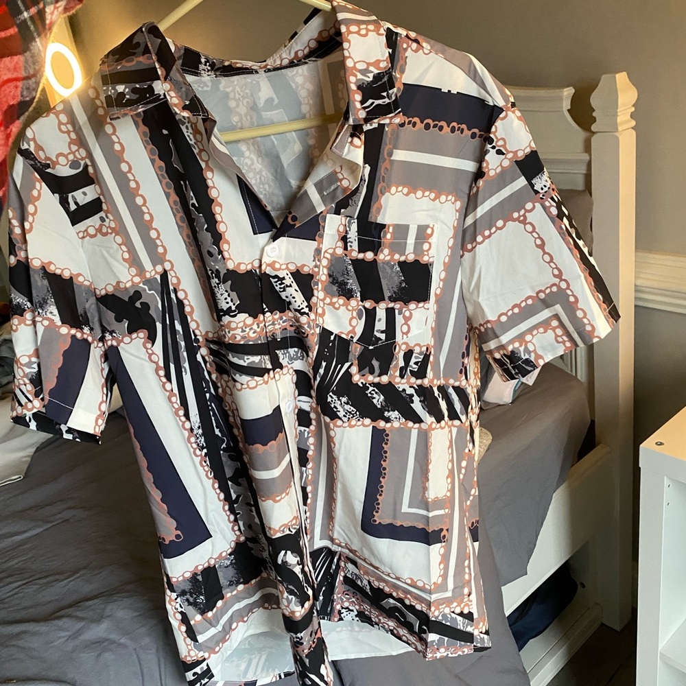 shein button down